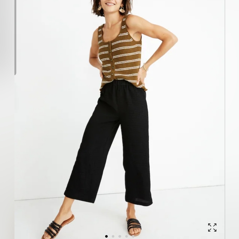 Madewell Texture and Thread Pull-on Pants Size S